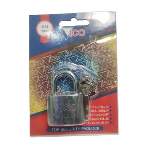 30 MM / VICO Gembok Pintu Pagar Padlock Anti Maling Leher Pendek