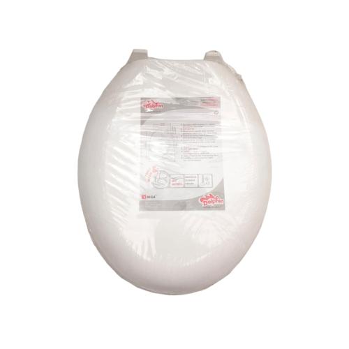 DOLPHIN 02 Tutup Kloset Duduk Monoblok Seat Cover Standard PVC Putih Set