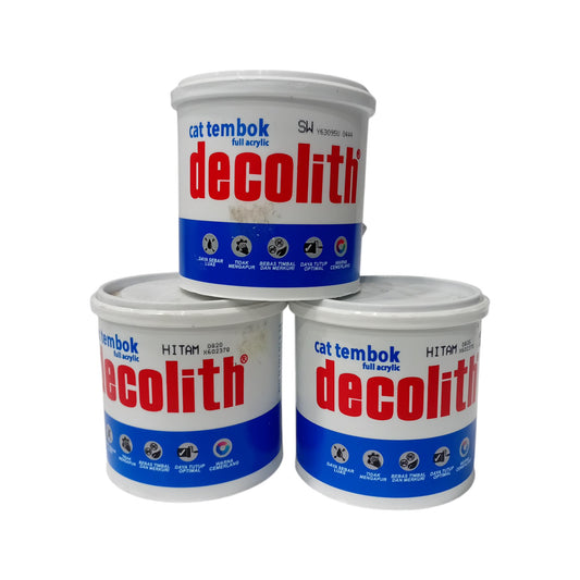1 KG / DECOLITH Cat Tembok Beton Plafon Wall Paint Galon