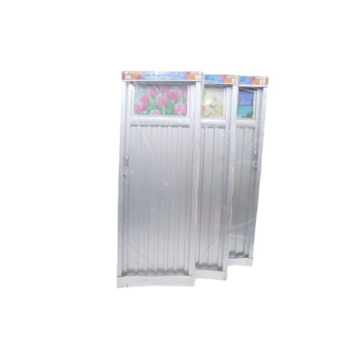6 CM X 67 CM X 186 CM / HILTON Pintu Kamar Mandi Galvalum Kanan Set