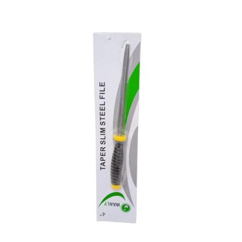 4 INCH / Kikir Besi Gagang Needle Files Segitiga Gagang Karet