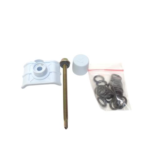 #12 x 70 MM / ALDERON Sekrup Roofing Atap U PVC Blue Doff Set