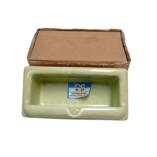 11 CM x 22 CM x 10 CM / INA H - 27 Tempat Sabun Tanam Dinding Keramik Apple Green
