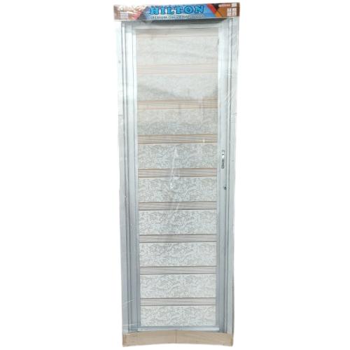 8 CM x 66 CM x 195 CM / HILTON HTPG 03 Pintu Kamar Mandi Galvalum Kiri Set