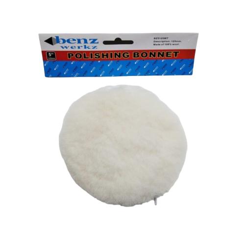 5 IN / BENZ WERKZ BZ5125WT Wool Polish Polishing Pad Sponge Poles Woven Mobil