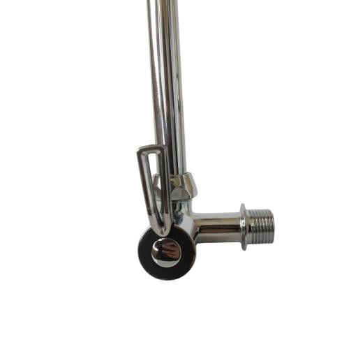 1/2 IN / AGATHA Kran Angsa Fleksibel Sink BCP Tembok Stainless