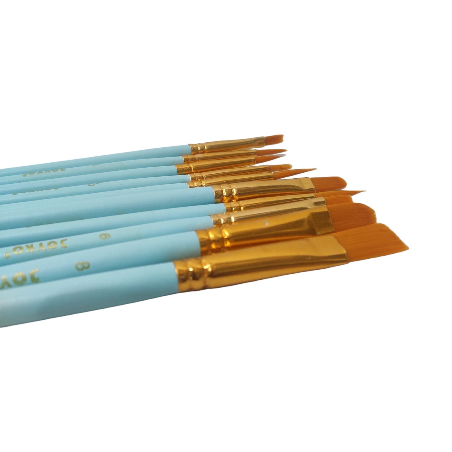 1 MM - 8 MM / JOYKO BR17 Kuas Lukis Tembok Kayu Besi Air Acyrlic Paint Brush Set