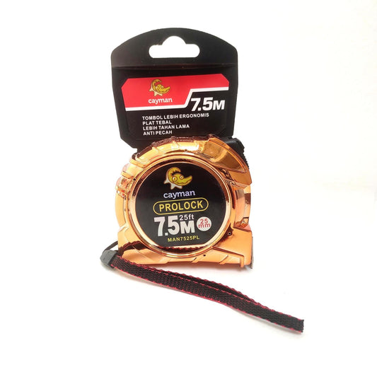 7.5 M / CAYMAN Meteran Alat Ukur Tukang Bangunan Measuring Tape