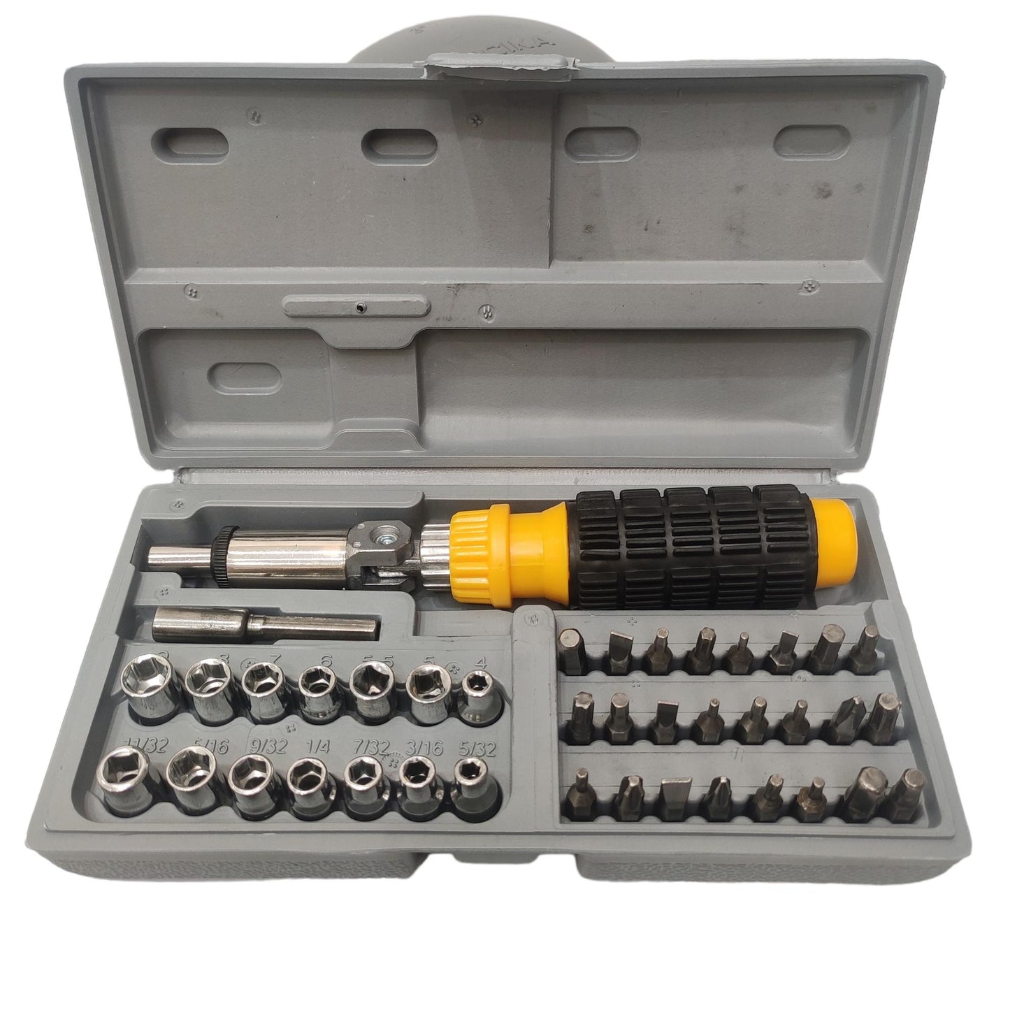 4 MM - 9 MM / HDT Mata Kunci Sok Shock Socket Wrench 41 Pcs Set