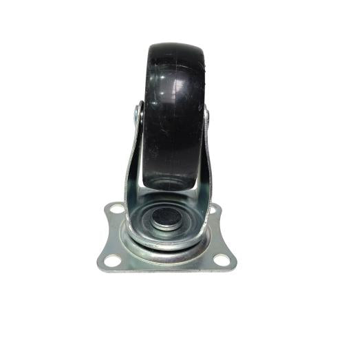 3 IN / TM Roda Hidup Trolly Non Rem Plat Nylon Hitam