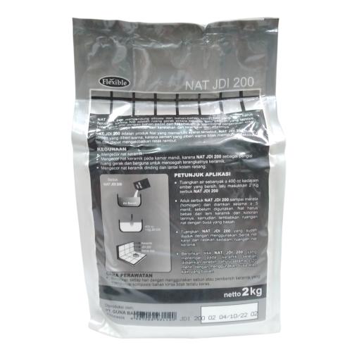 2 KG / JDI 200 Semen Nat Pengisi Keramik Tile Grout Muda