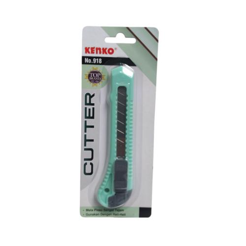 KENKO 918 Pisau Cutter Pemotong Kertas Utility Heavy Duty Blade Besar
