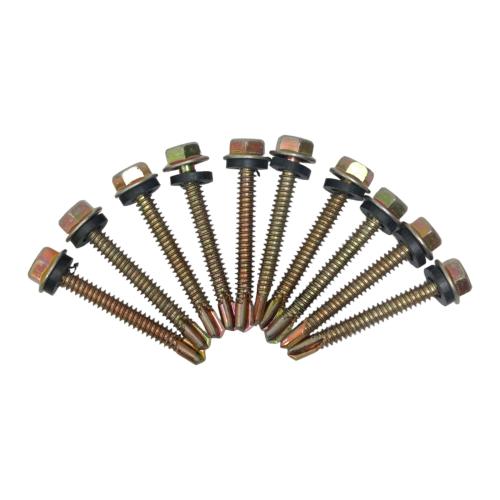 40 MM / TM Roofing Baut Sekrup Atap Baja Ringan Kuning Biji