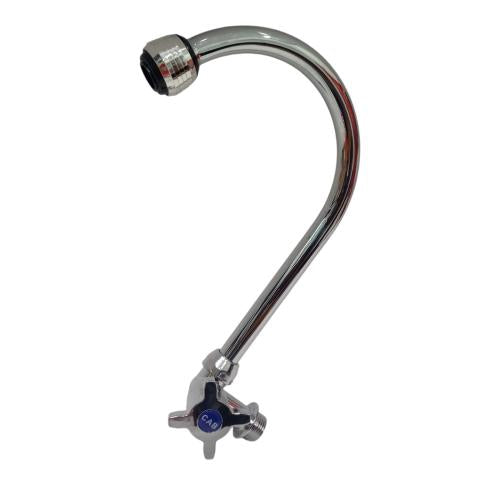 1/2 IN / CAB 01 Kran Angsa Sink Bak Cuci Piring Tembok Stainless