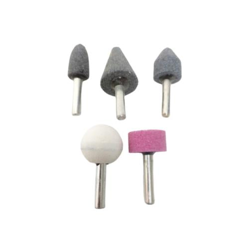 6 MM / LUMOS M08-001 Mata Bor Batu Gerinda Tangkai Rotary Mounted Stone Set