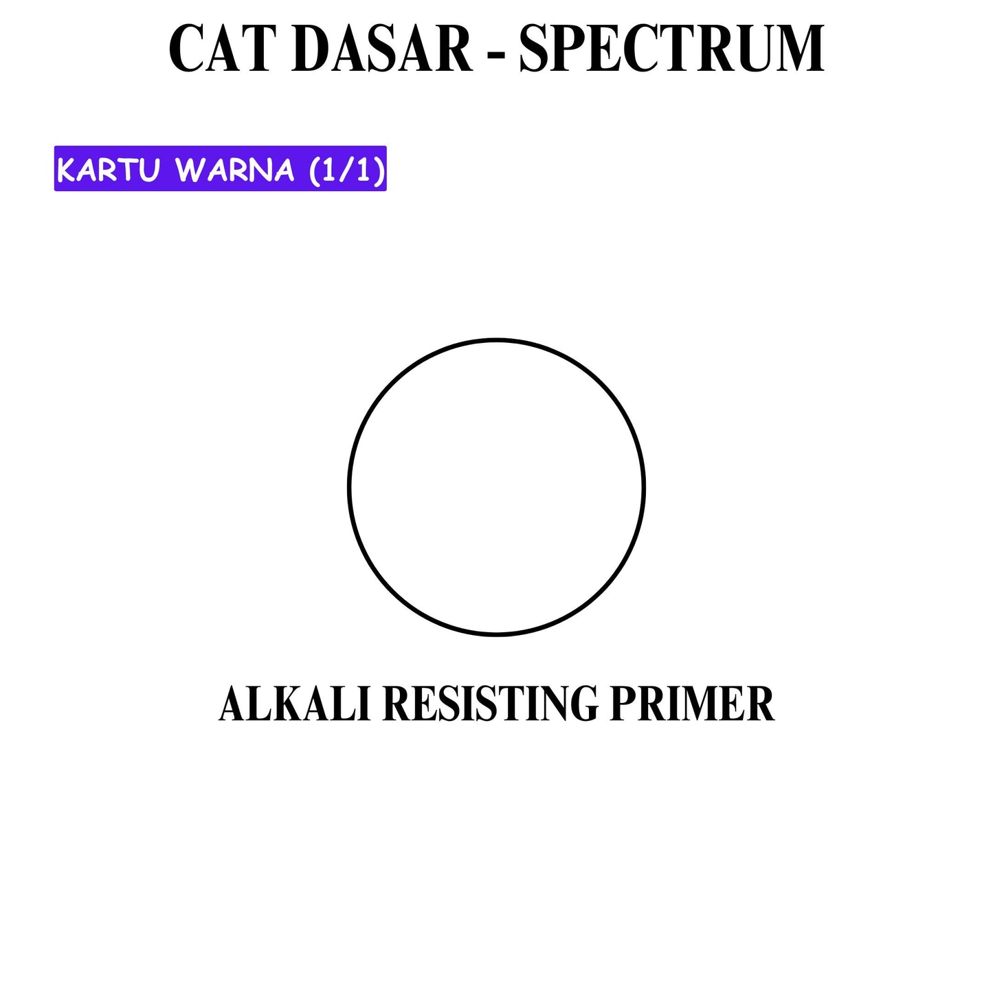 5 KG / SPECTRUM Exterior Cat Dasar Tembok Sealer Primer Wall Paint Galon