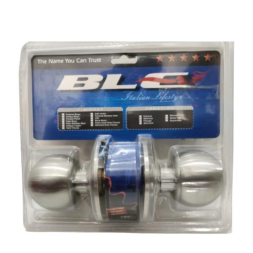 D 6.5 CM / BLC Kunci Handle Pintu Bulat Kamar Mandi Stainless Warna Set