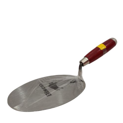 7 IN / BISON Cetok Sendok Semen Acian Trowel Bulat Gagang Kayu