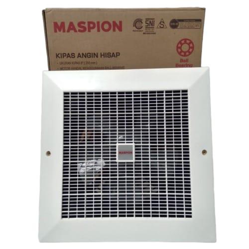 8 IN / MASPION CEF-20 Exhaust Hexos Fan Kipas Angin Blower Plafon Set