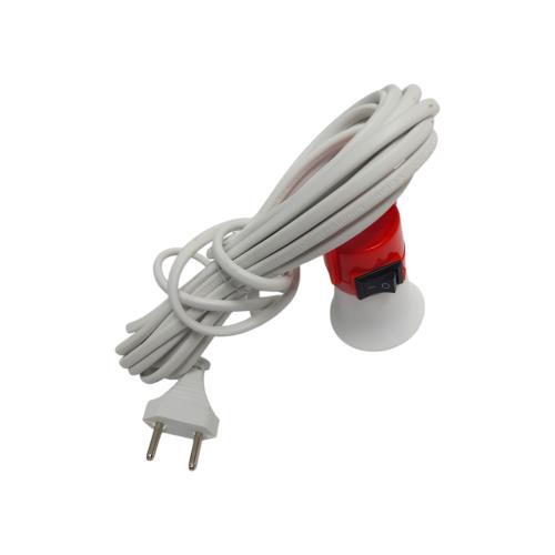 REIDA COSCO Fitting Lampu Gantung Taman Outdoor Jalan Putih