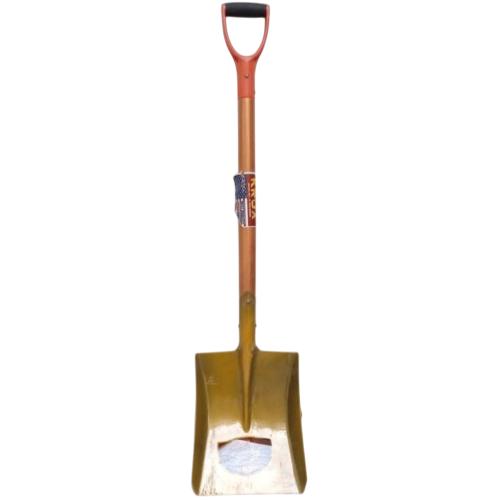 KROX Sekop Pasir Tanah Kebun Taman Proyek Plat Baja Gagang Besi