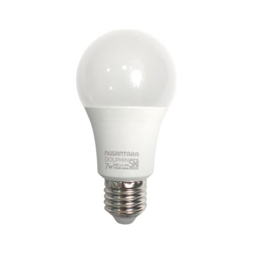 7 WATT / NUSANTARA DOLPHIN LED Lampu Bohlam Bulb Putih