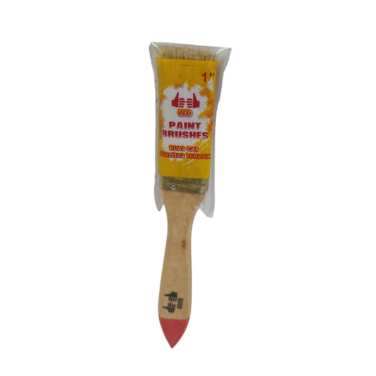 1 IN / GOOD Kuas Cat Tembok Kayu Besi Air Acyrlic Paint Brush