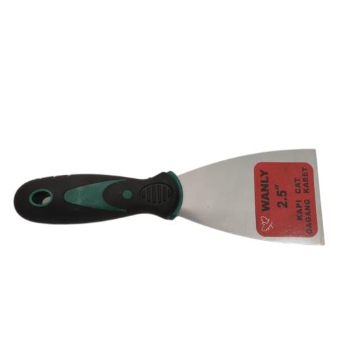 2 1/2 IN / WANLY Sekrap Kape Scrapper Cat Perata Acian Gagang Bahan