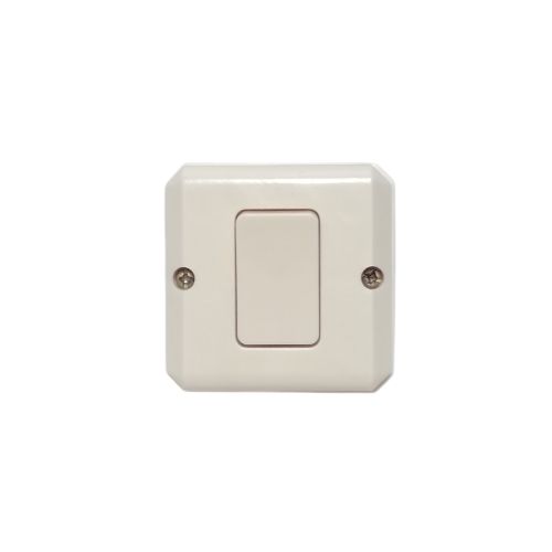 DEXTA DX-911 Saklar Tunggal Single Engkel 1 Gang Tempel OB Outbow Cream