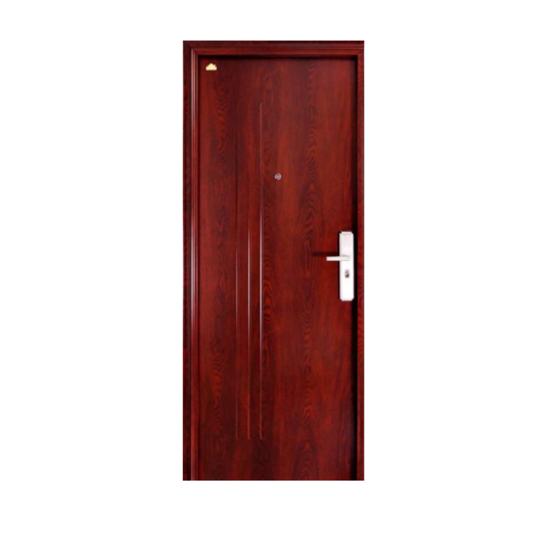5 CM x 90 CM x 210 CM / FORTRESS FORT 90.12 SINGLE DOOR Pintu Baja Coklat Set
