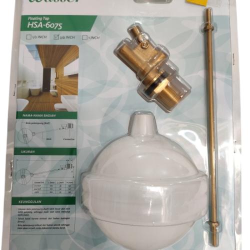 3/4 IN / WASSER HSA-6075 Floating Valve Pelampung Bola Air Torrent Bahan Set