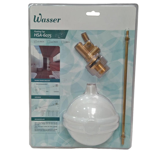1/2 IN / WASSER HSA - 6075 Floating Valve Pelampung Bola Air Torrent Bahan Set