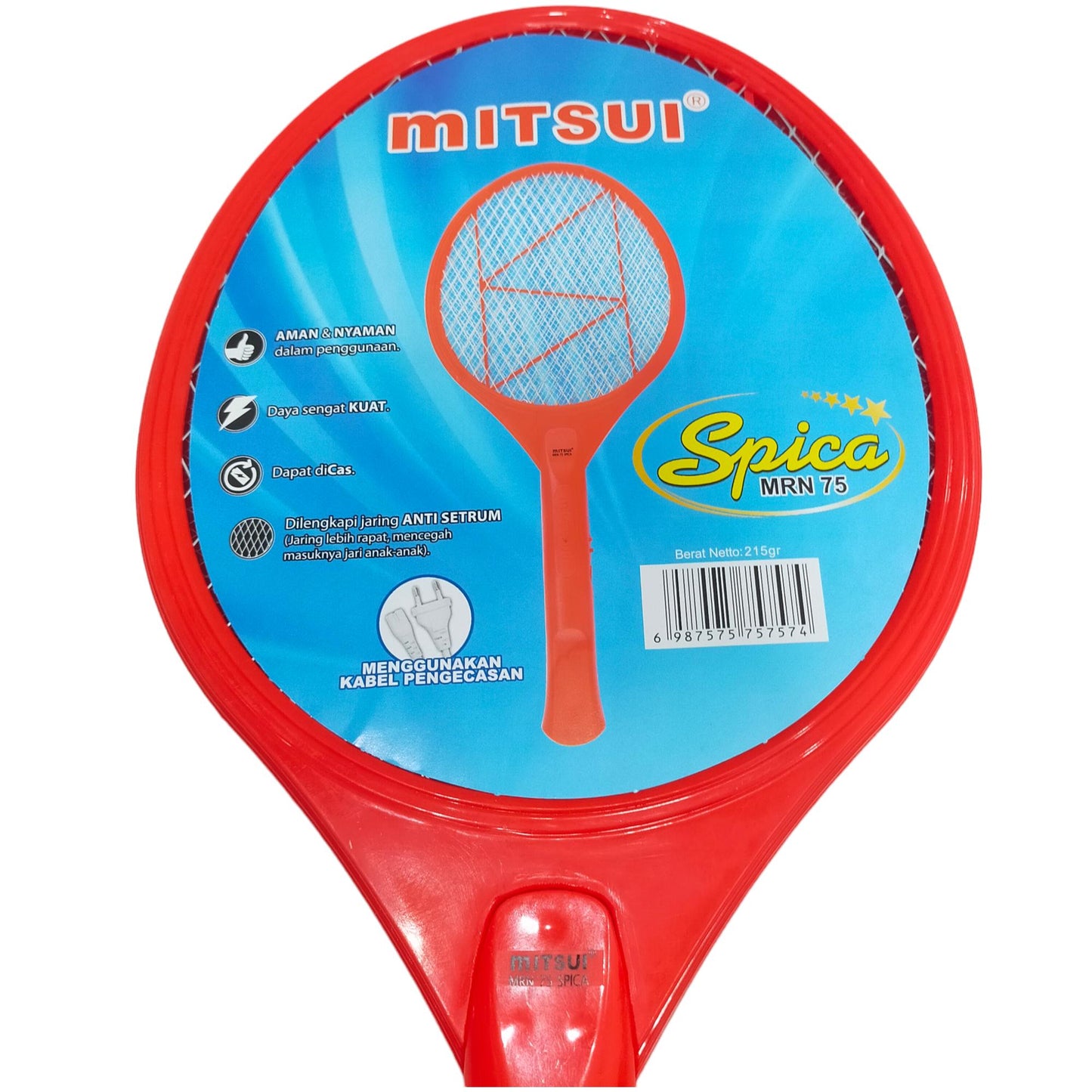MITSUI Mosquito Swatter Raket Nyamuk Baterai AA