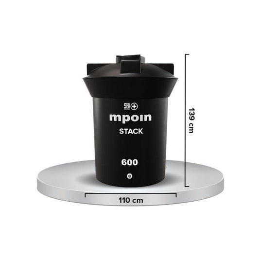 600 L / M POIN + STACK S600 Water Torrent Tangki Tandon Air PVC Red + Acc Set