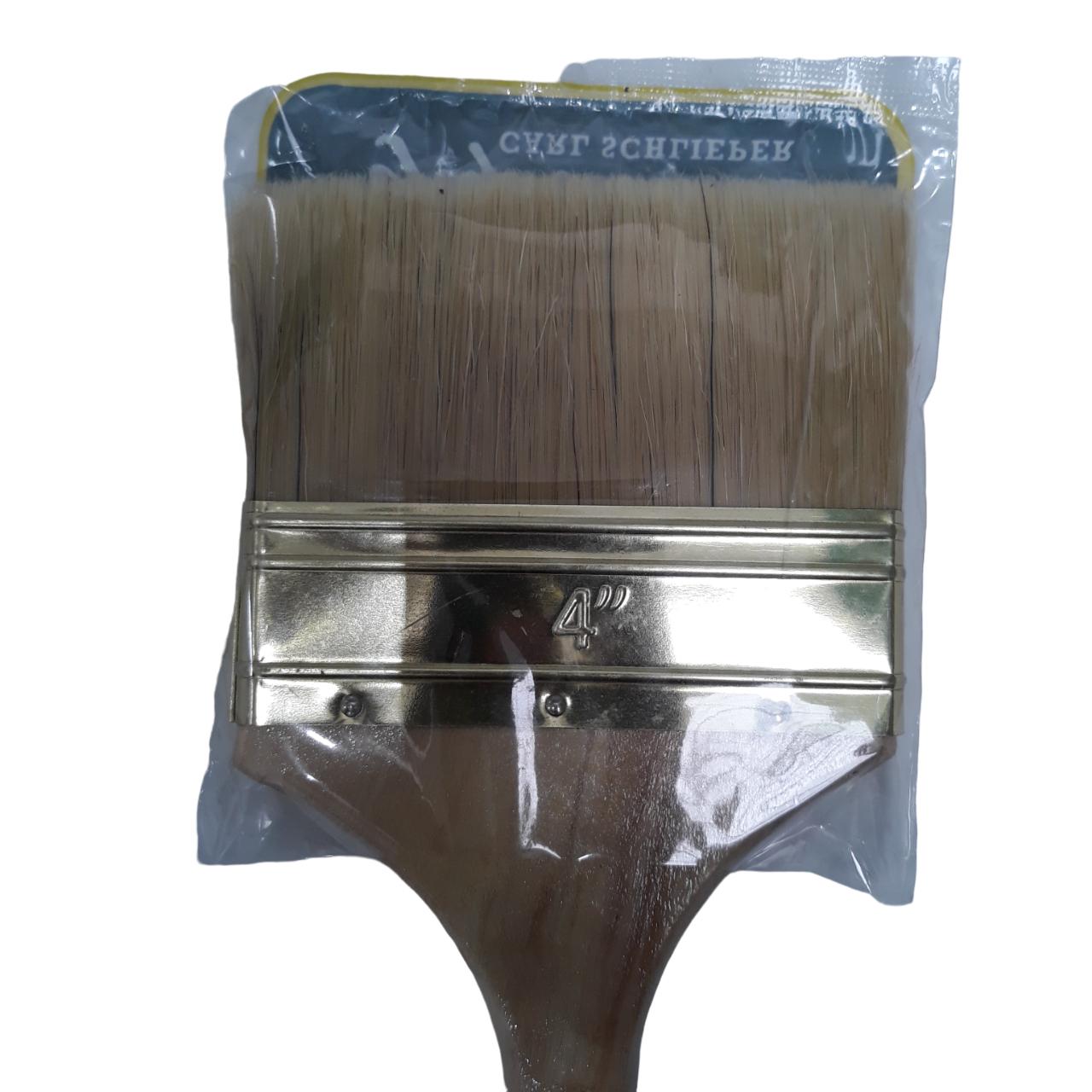 4 IN / TJAP MATA Kuas Cat Tembok Kayu Besi Air Acyrlic Paint Brush