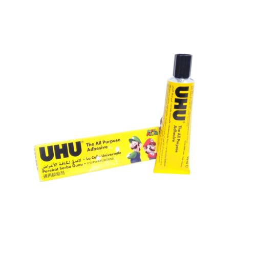 35 GR / UHU Lem Mainan Plastik Kertas All Purpose Glue Dus