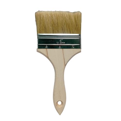 4 IN / CPT NATIONAL Kuas Cat Tembok Kayu Besi Air Acyrlic Paint Brush