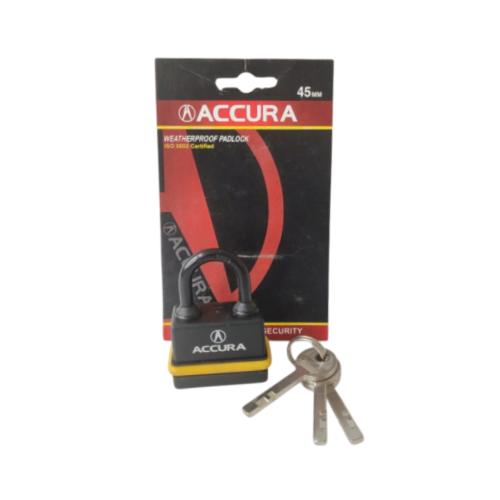 45 MM / ACCURA Gembok Pintu Pagar Padlock Anti Maling Leher Pendek