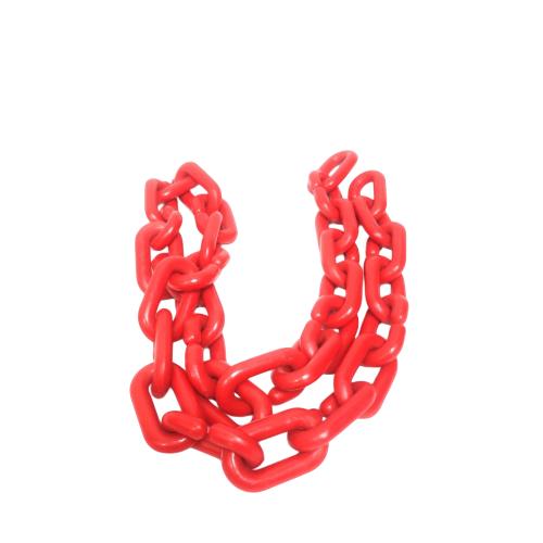 5/16 IN / NM Rantai Plastik PVC Talang Motor Anjing 9 MM Merah Meter
