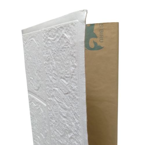 3 MM x 70 CM x 70 CM / COBZ W71 Wallpaper Foam Sticker Bata Putih Lembar