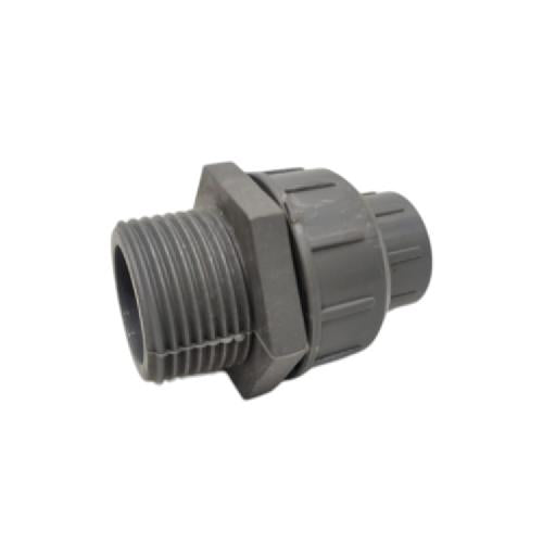 1 IN x 1/2 IN / UNION Water Mur Moor Union Socket Polos Dan Drat Luar PVC
