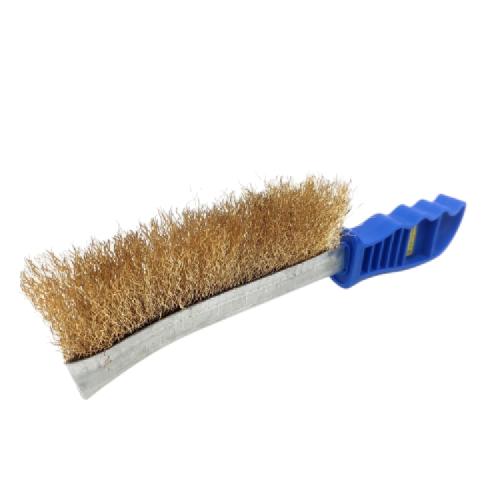 9 IN / PROPAN Sikat Kawat Bengkok Kuningan Pembersih Karat Kerak