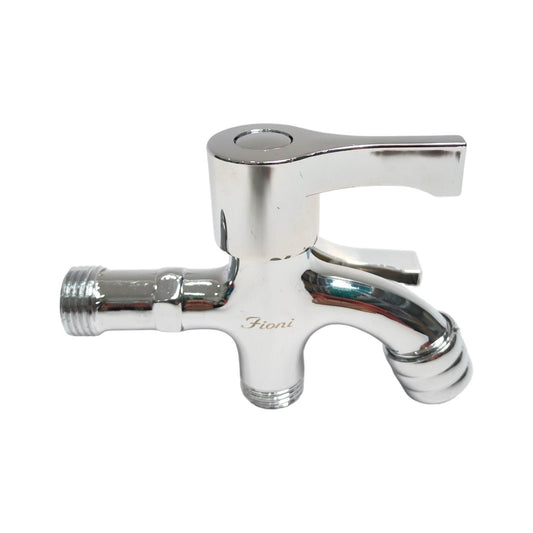1/2 IN / FIONI FKC51 Kran Air Cabang Doble Shower Mesin Cuci Stainless