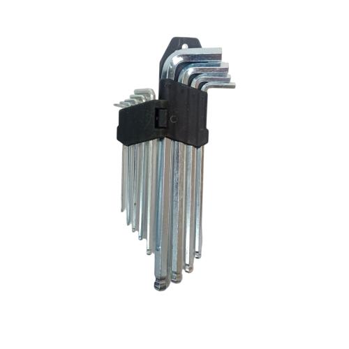1.5 MM - 10 MM / GIGAN Kunci L Hexagon Ballpoint Panjang Wrench Screw 9 Pcs Set