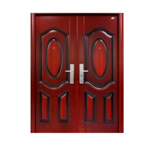 5 CM x 150 CM x 210 CM / FORTRESS FORT 150.10 DOUBLE Pintu Kamar Mandi Baja Coklat Set