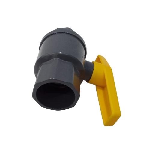 1 1/2 IN / ONDA - BV Stop Kran Polos Ball Valve Engkol Plastik PVC