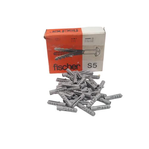 S 5 / NM Angkur Dinding Dudukan Baut Sekrup Tembok PVC Ecer Dus