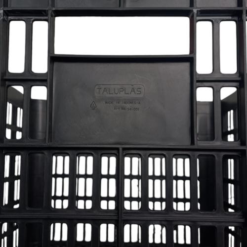 630 MM x 520 MM x 370 MM / TALUPLAS S4-001 Krat Industri Keranjang Buah Rongga Black