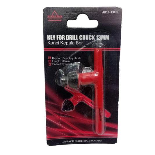13 MM / YUKIDO Kunci Kepala Mesin Bor Hanging Drill Chuck Key Merah