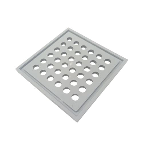 4 IN / ALINCO 1904 Saringan Got Plat Floor Drain Plastik PVC Abu Abu